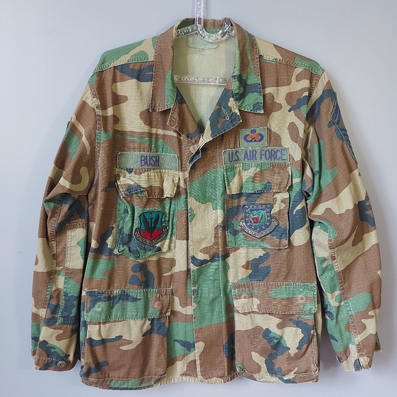 US Air Force Warm Weather Jacket Woodland Camo Air Combat Command, medium - Picture 1 of 9